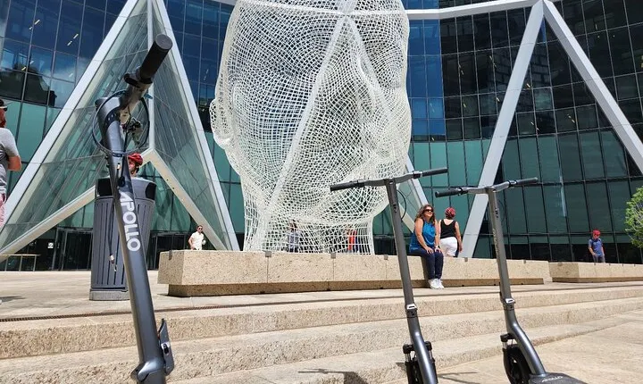 Calgary City Highlights 2 Hour Scooter Tour