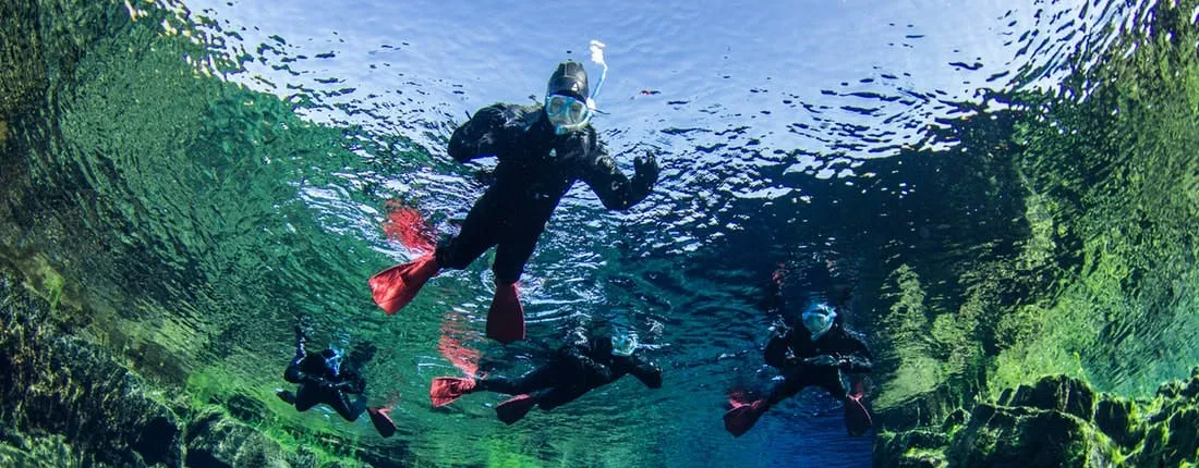 Into the Blue snorkeling tour from Reykjavík
