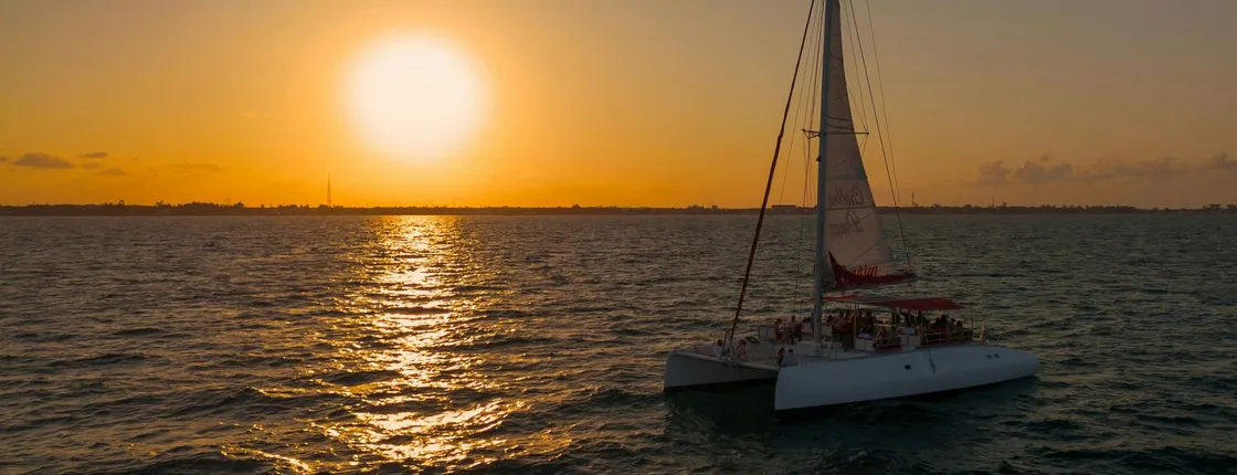 Cancun Sunset Boat Cruise by Cancun Sailing