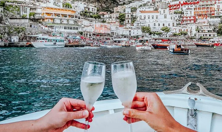Amalfi Coast Private Boat Tour from Positano, Praiano or Amalfi