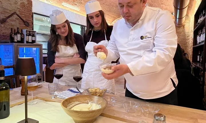 Florence Handmade Pasta Lessons, No Limit Wine, Tiramisu