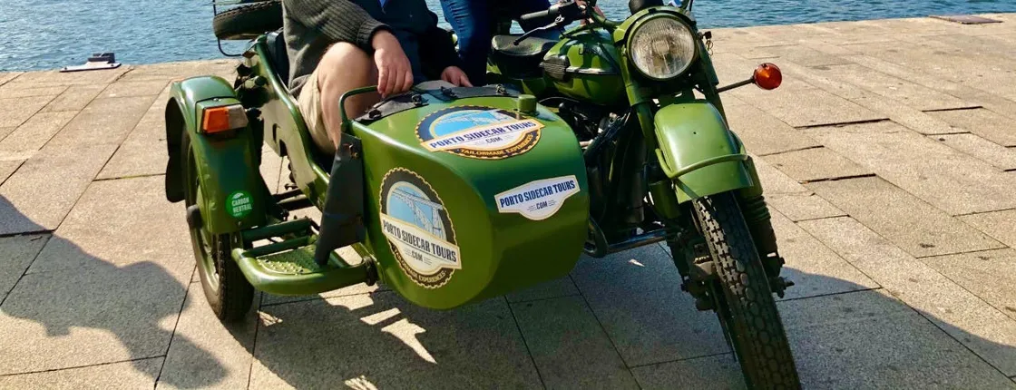 Porto sidecar tour in the morning