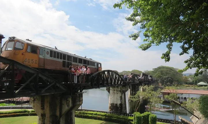 Bridge over River Kwai and Hellfire Pass Tour with Train Ride