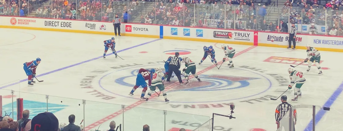 Colorado Avalanche NHL game ticket at Ball Arena