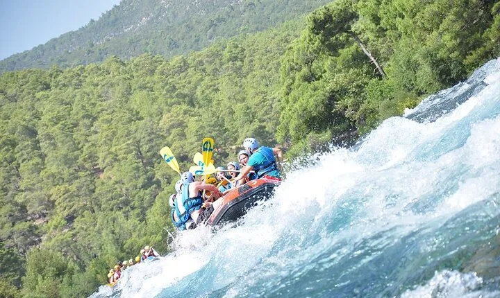 from Belek: Whitewater Rafting at Koprulu Canyon