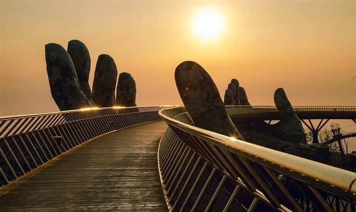 PRIVATE Half day to Golden Bridge Bana hill from Danang City