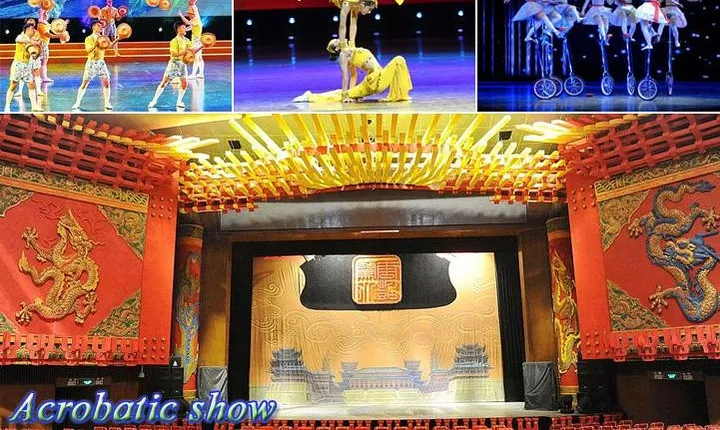 Chinese Acrobatic & Peking duck Banquet with hotel trasnfers