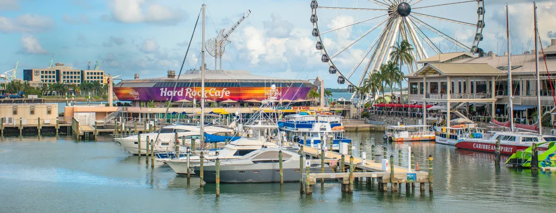 Biscayne Bay cruise with optional hop-on hop-off bus and Skyviews wheel