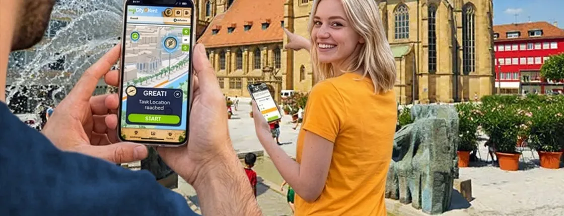 Self-guided digital scavenger hunt in Heilbronn