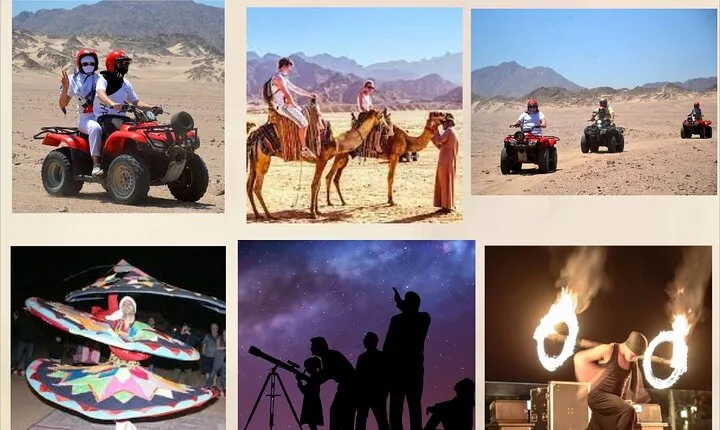 Sharm El Sheikh Super Safari 5*1 ATV Quad, Stargazing,Camel Ride,Dinner, Shows