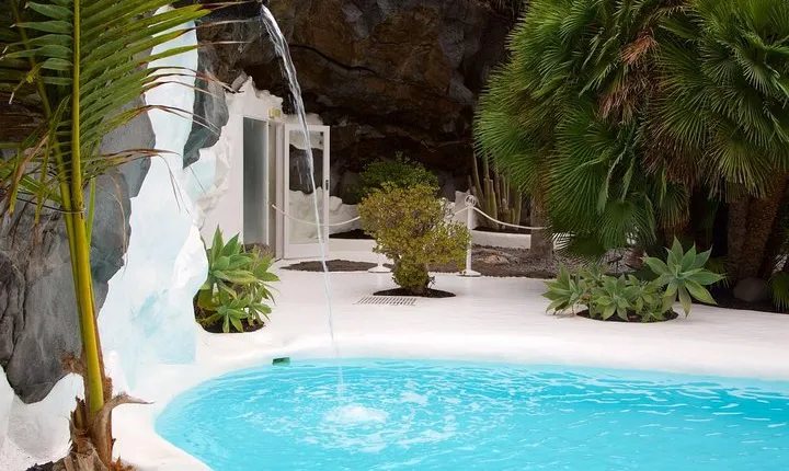 Lanzarote Cesar Manrique with Jameos del Agua Entrance