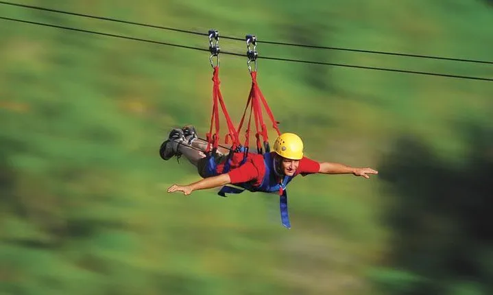 Sarangkot sunrise and zip flying with a private vehicle and guide in Pokhara