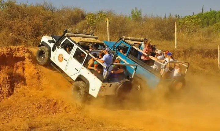 Green Canyon: Side Jeep Safari with Lunch & Waterfall & Boat Trip