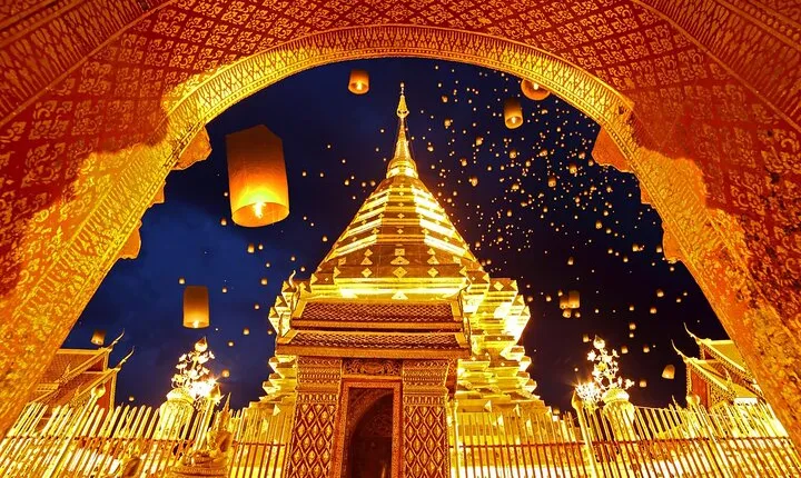 Night Tour in Wat Umong and Doi Suthep in Chiang Mai with Pick Up