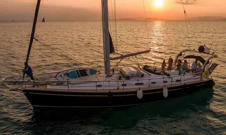 Private Luxury Sunset Sailing Cruise in the Athenian Riviera