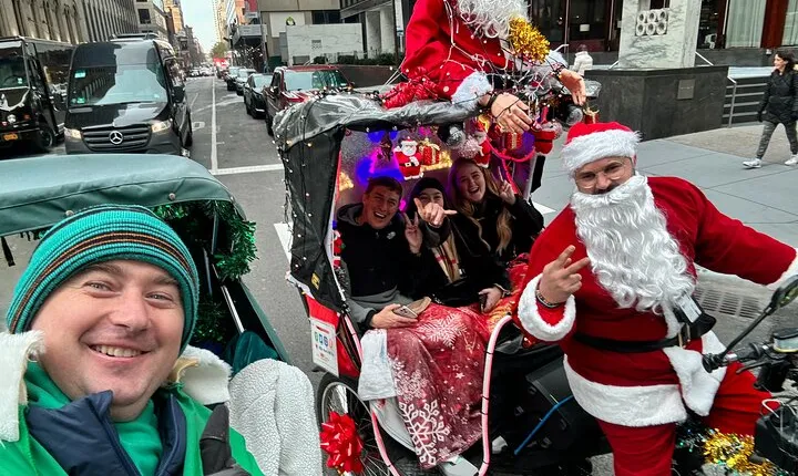 NYC Holiday Lights and Magic Pedicab Tour