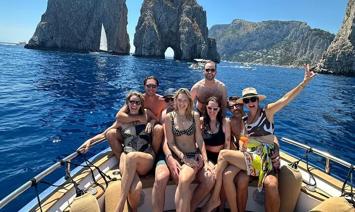 Capri by Private Boat with Blue Grotto & Swimming