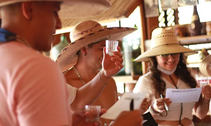 Guided tour of an ancestral Mezcal distillery with transport