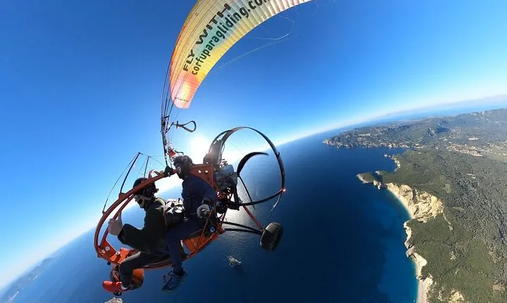 Paramotor Trike Flight at Corfu