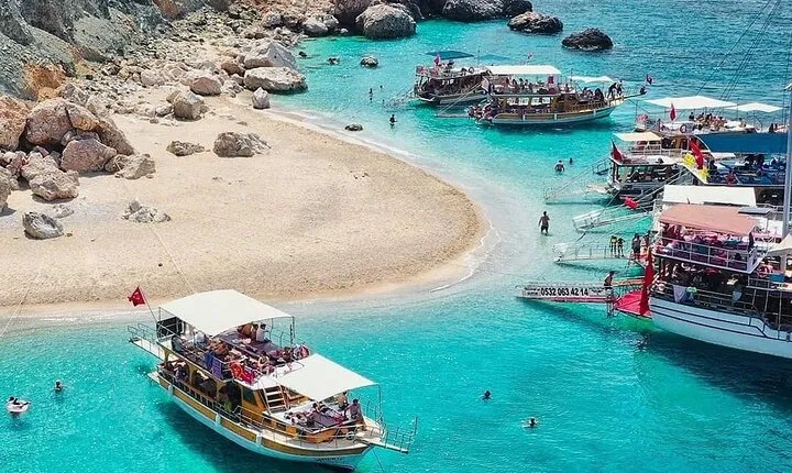 Suluada Boat Tour with BBQ Lunch & Roundtrip Transfer from Belek