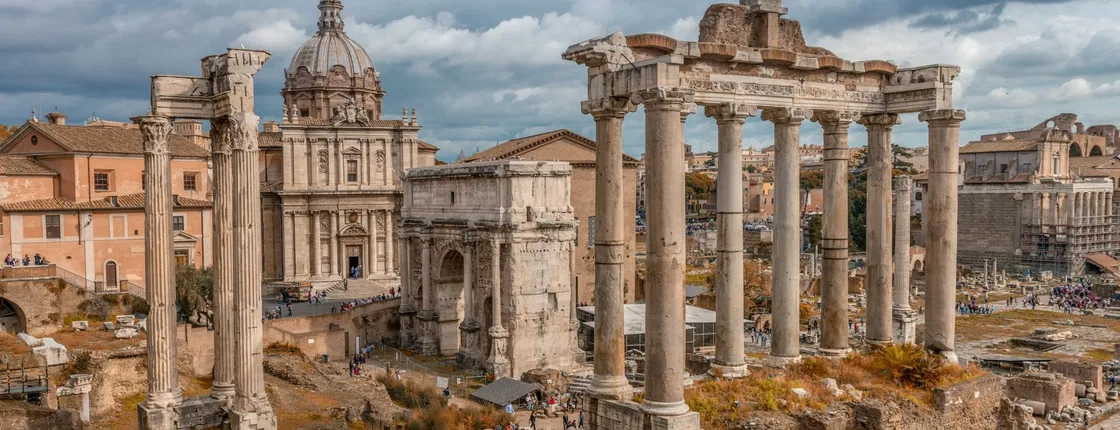 Palatine Hill Roman Forum Experience and Multimedia Video