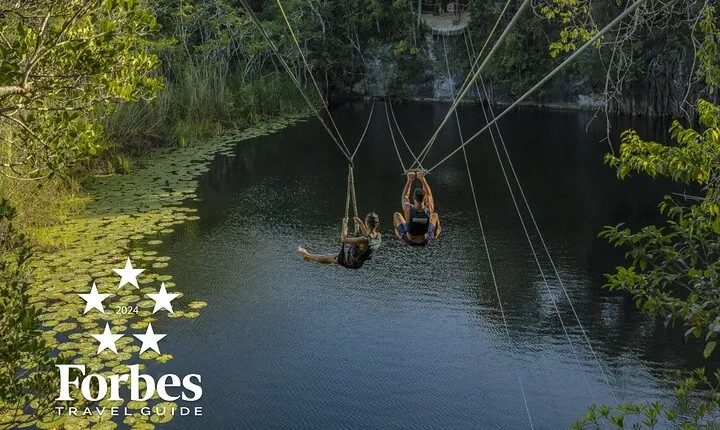 Xcaret 4-Cenotes-Guided Tour- Snacks, Lunch and Drinks included