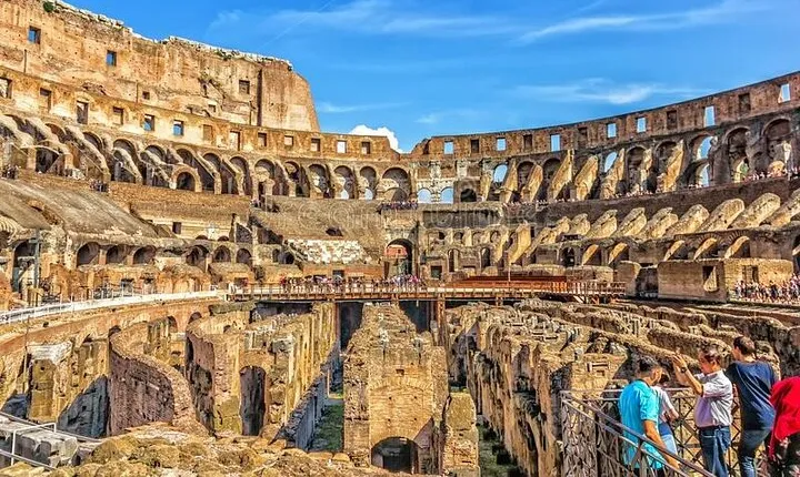 Colosseum with Arena & Roman Forum Guided Tour