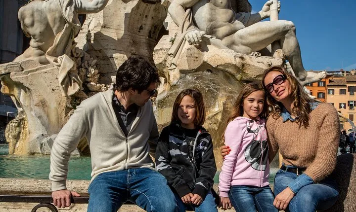 Kid-Friendly Private Tour of Rome with Spanish Steps Trevi Navona & Pantheon
