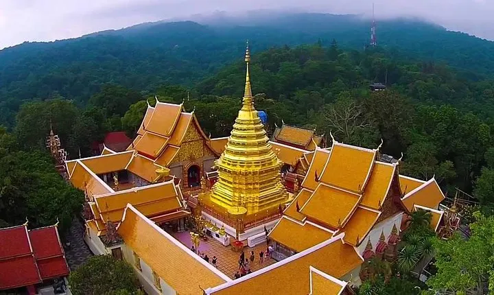 Wat Doi Suthep and Thai Handicraft Tour from Chiang Mai