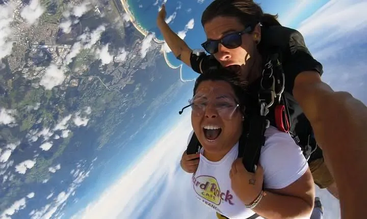 Coffs Harbour Ground Rush or Max Freefall Tandem Skydive on the Beach