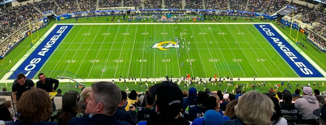 Los Angeles Rams football game ticket at SoFi Stadium
