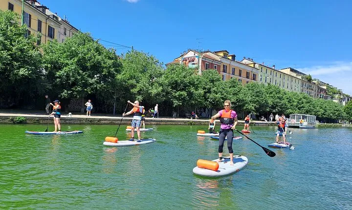 Discover Milan's Navigli by SUP: a wellness experience