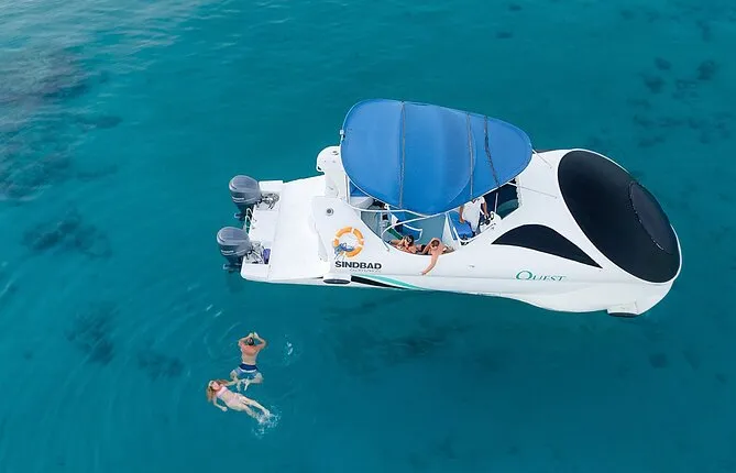 Sindbad Quest | fish-eye glass-bottom speed boat | Hurghada (Private)