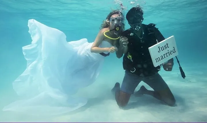 Enchanting Underwater Wedding Proposal Experience - Hurghada