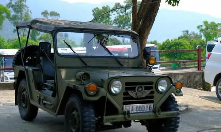 Jeep Tour to Da Nang city: Marble Mountain - Buddha Statue- Peak Monkey Mountain