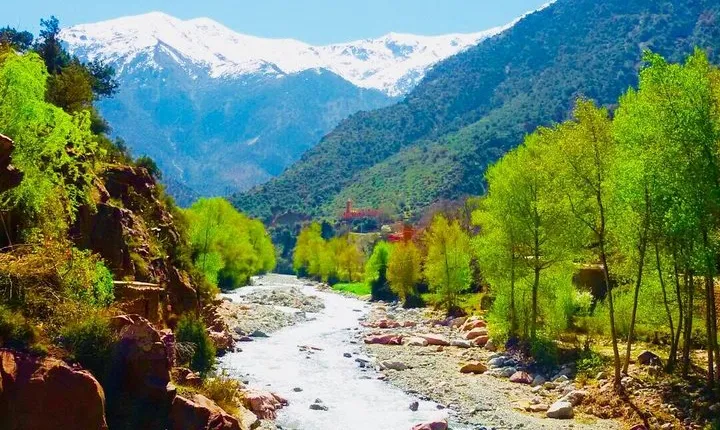 three vallies & atlas mountains & Camel Riding