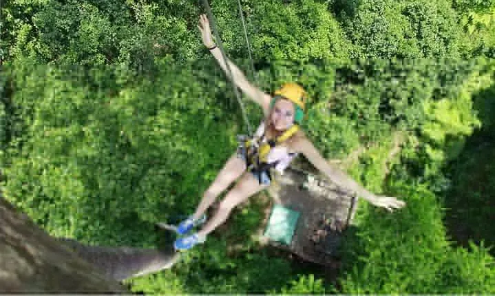 Zipline+Sticky waterfall+Long Neck Village Private Tour