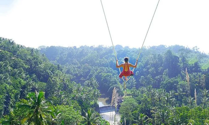 Bali Jungle Swing and White Water Rafting All Inclusive