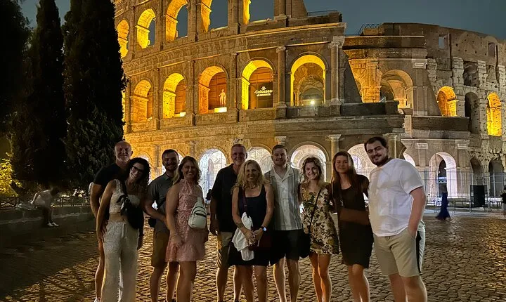 Private Night Tour of Rome Colosseum Forum and Famous Sites