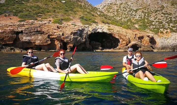 Kayak Dénia "Cova Tallada" + Snorkeling + Speleology
