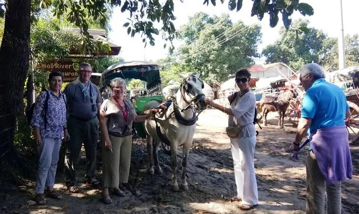 From Mandalay: Full Day Excursion to Sagaing, Innwa, Amarapura