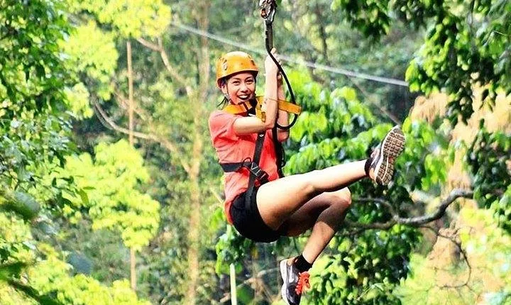 PATTAYA ZIP LINING ADVENTURE (Half Course)
