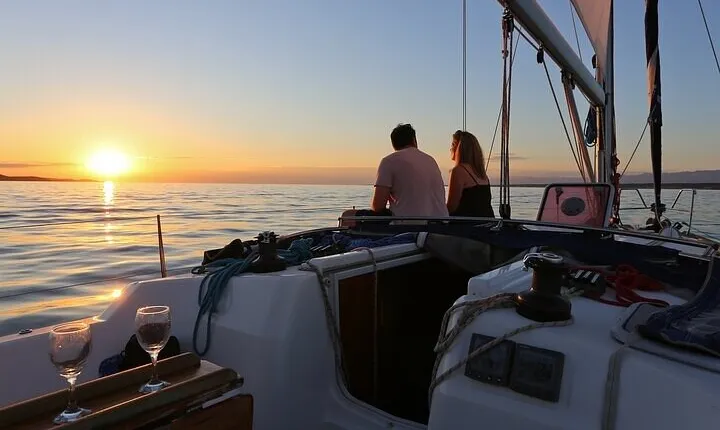 Experience Romantic Sunset Sailing on modern 36ft sail yacht from Zadar