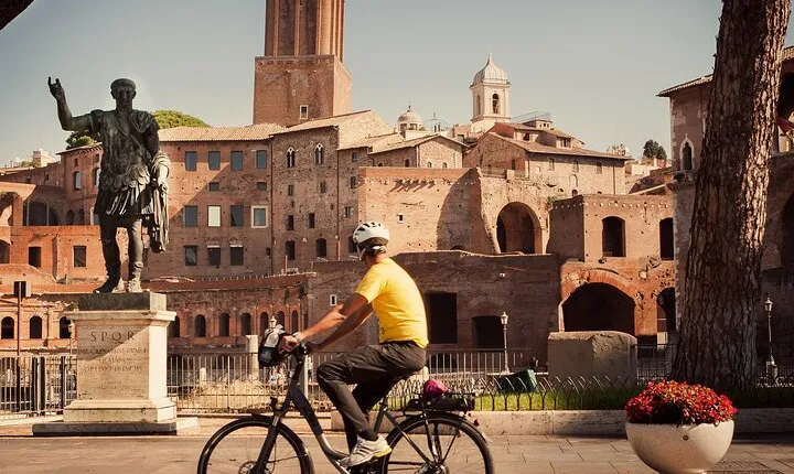 Taste of Rome with quality Cannondale E-Bike