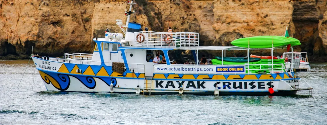 Ponta da Piedade Grottoes Kayak Ticket