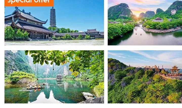 Ninh Binh Highlights Hoa Lu/Bai Dinh-Trang An/ Tam Coc- Mua Cave 