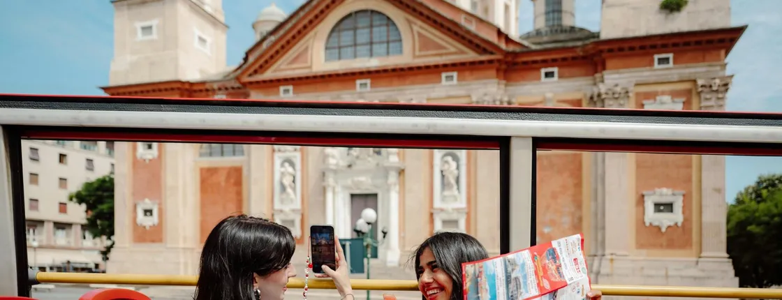 Genoa Hop-On Hop-Off Bus 24 or 48-Hour Tickets
