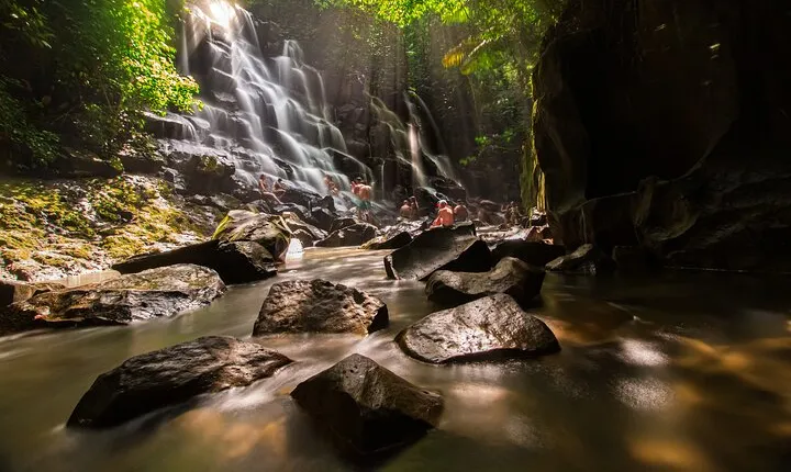 Tukad Cepung Tibumana, Kanto Lampo, Tegenungan in Waterfall Bali 