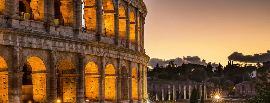 Guided tour of Colosseum, Palatine Hill and hop-on hop-off Rome bus tour