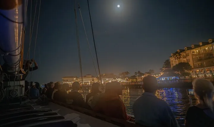 Key West Nighttime Full Moon Sail